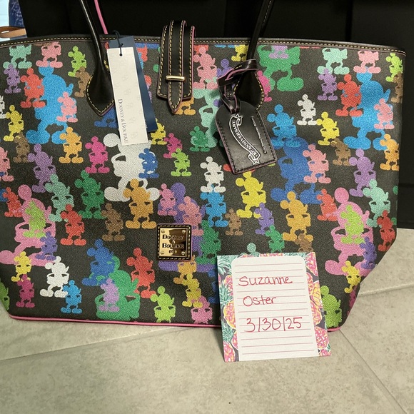Dooney & Bourke Handbags - Dooney & Bourke Multicolor Mickey Mouse Tote Bag